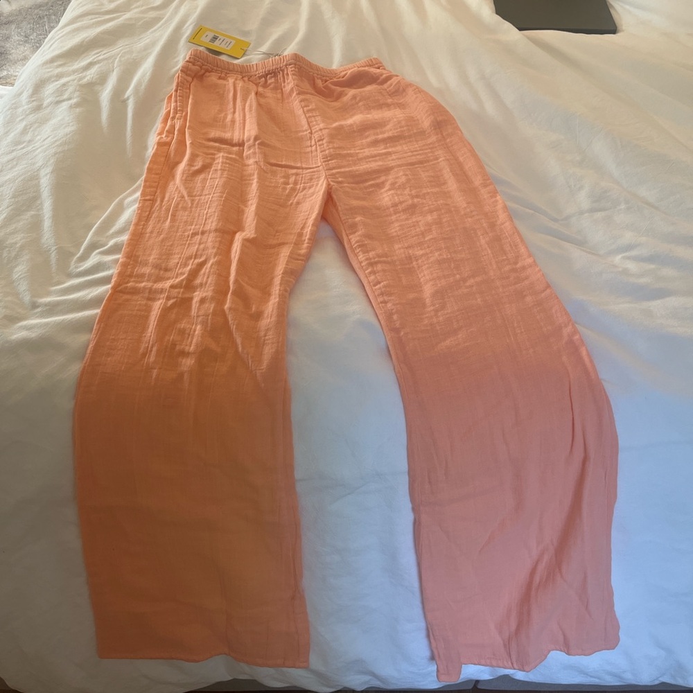 Kerri rosenthal lounge pants- lighter color not as orange size XS
